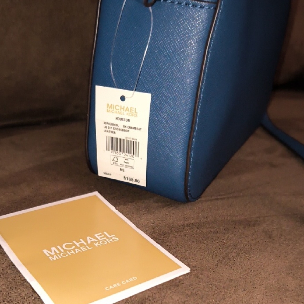Michael Kors Elegant Blue Crossbody Bag - Picture 7 of 9